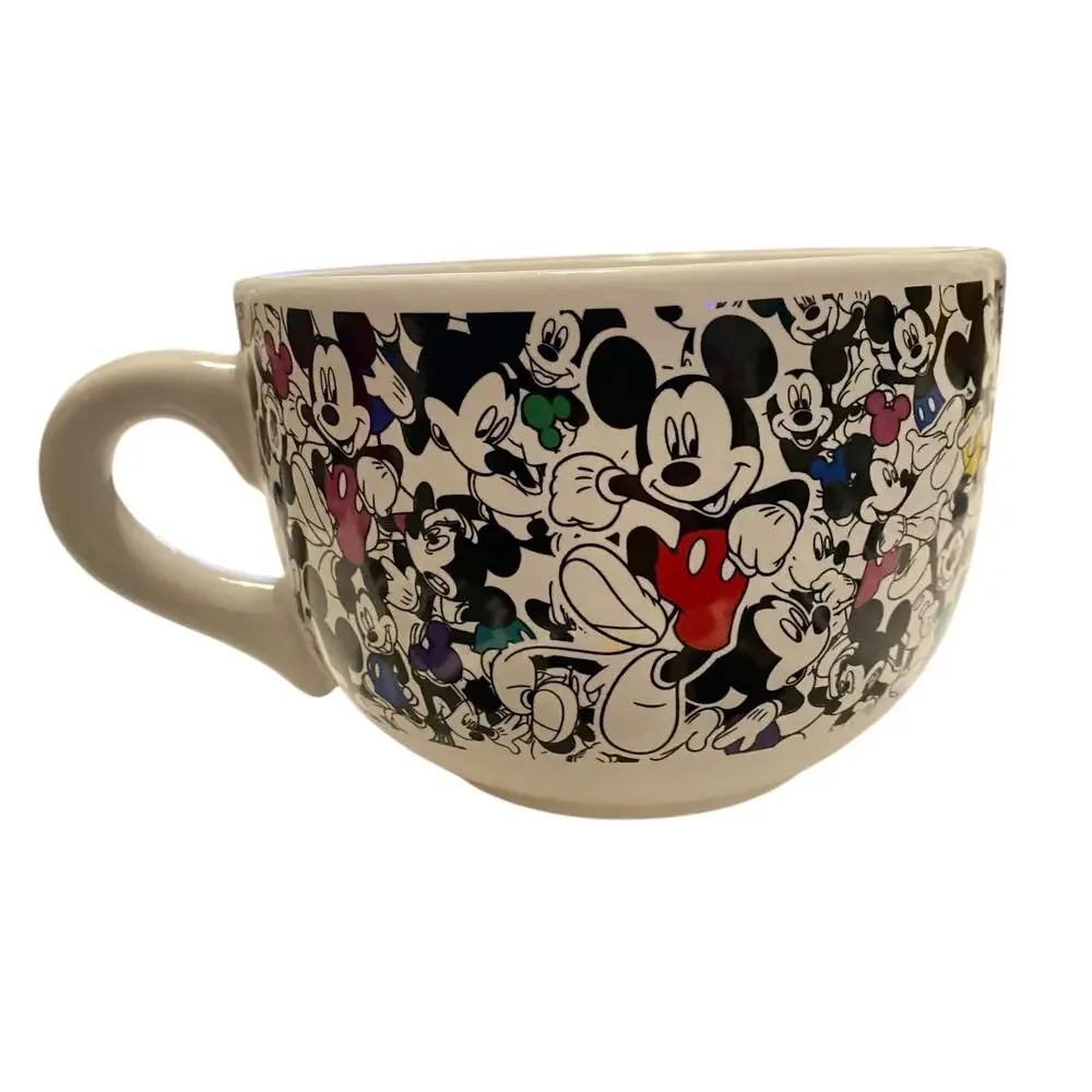 Disney Jerry Leigh Mickey Mouse Faces Soup/Coffee Cup Large Mug